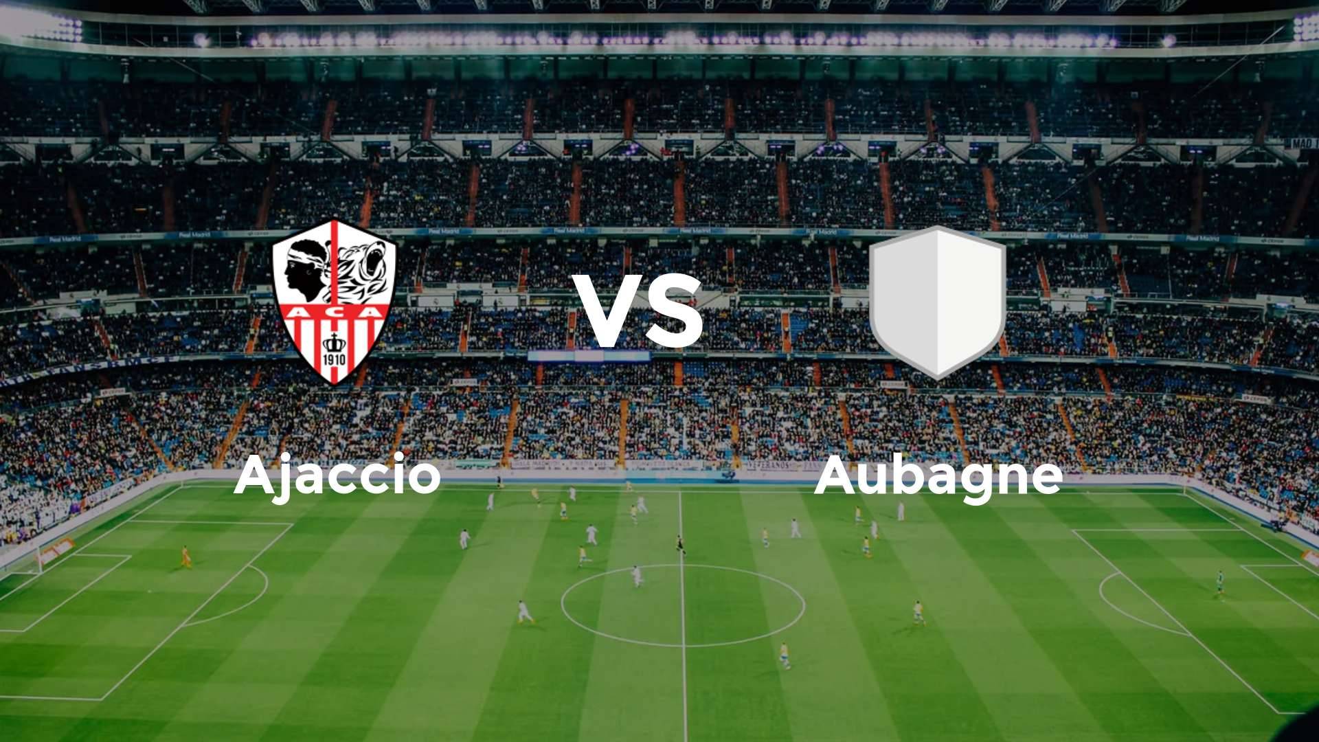 Ajaccio vs Aubagne