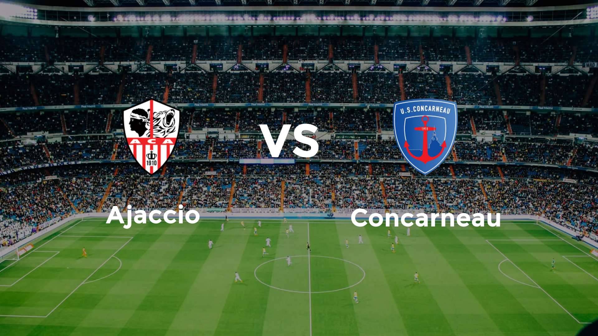 Ajaccio vs Concarneau