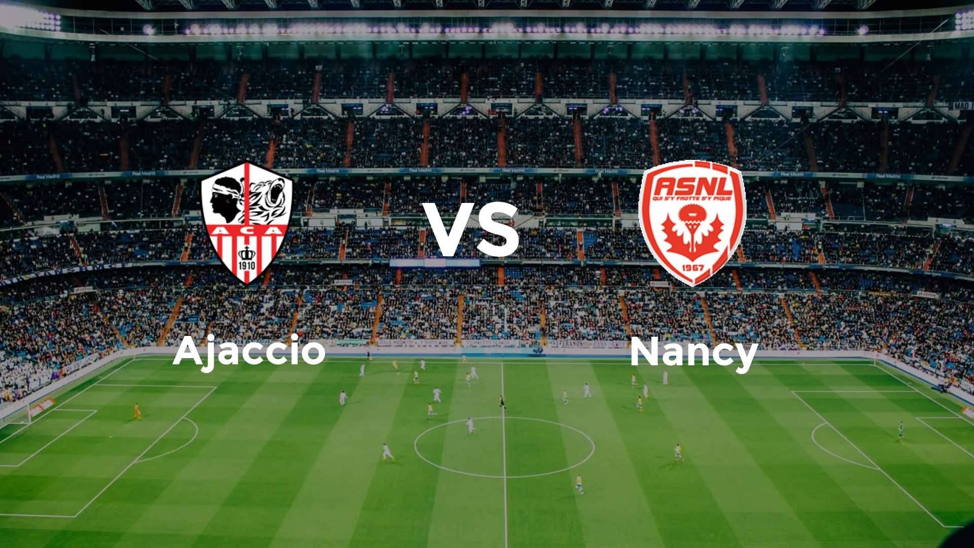 Ajaccio vs Nancy