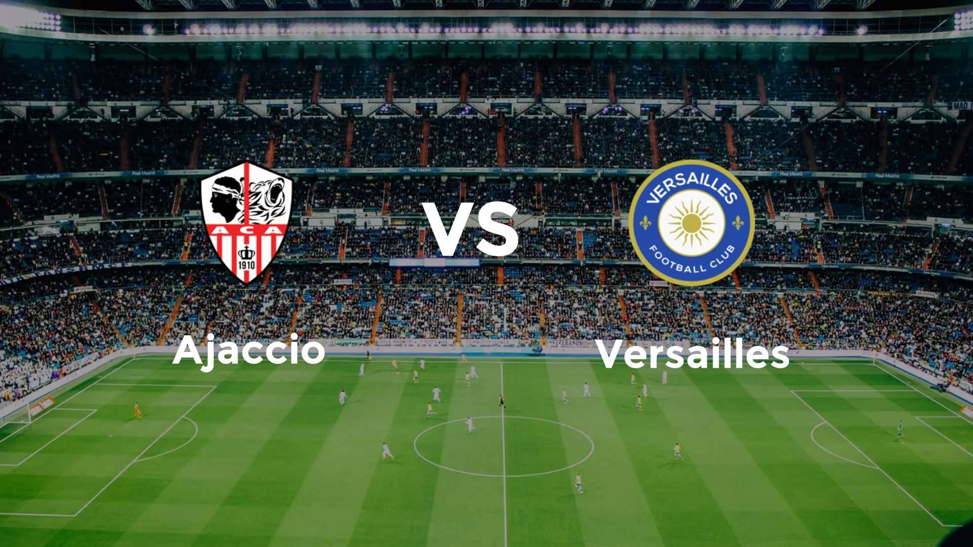 Ajaccio vs Versailles