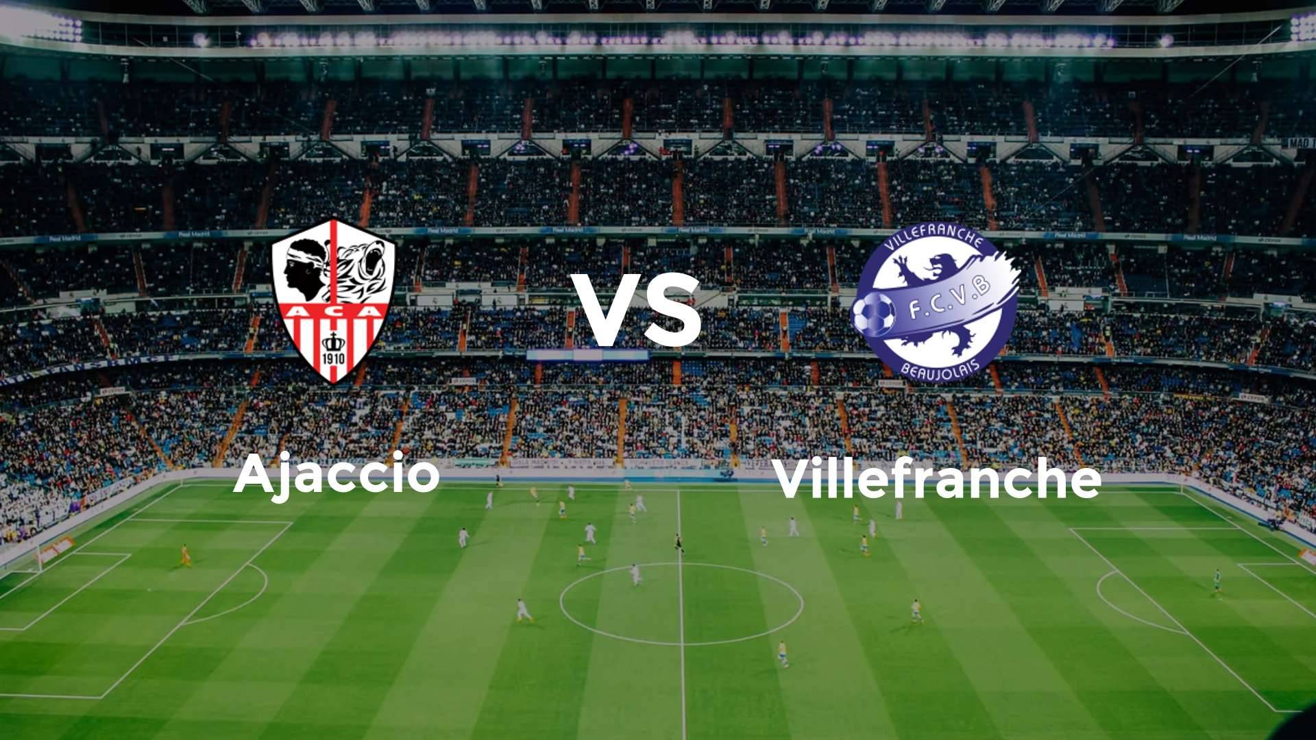 Ajaccio vs Villefranche