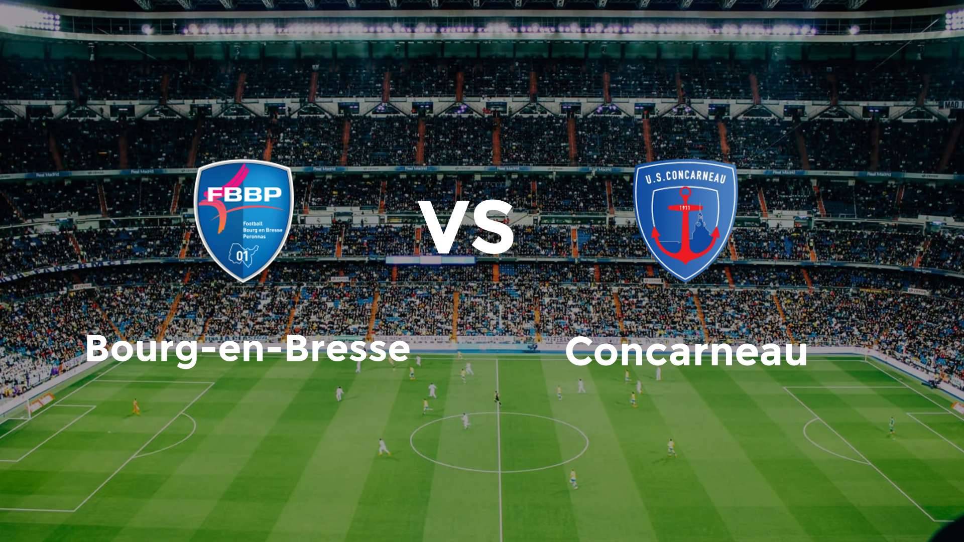 Bourg-en-Bresse vs Concarneau