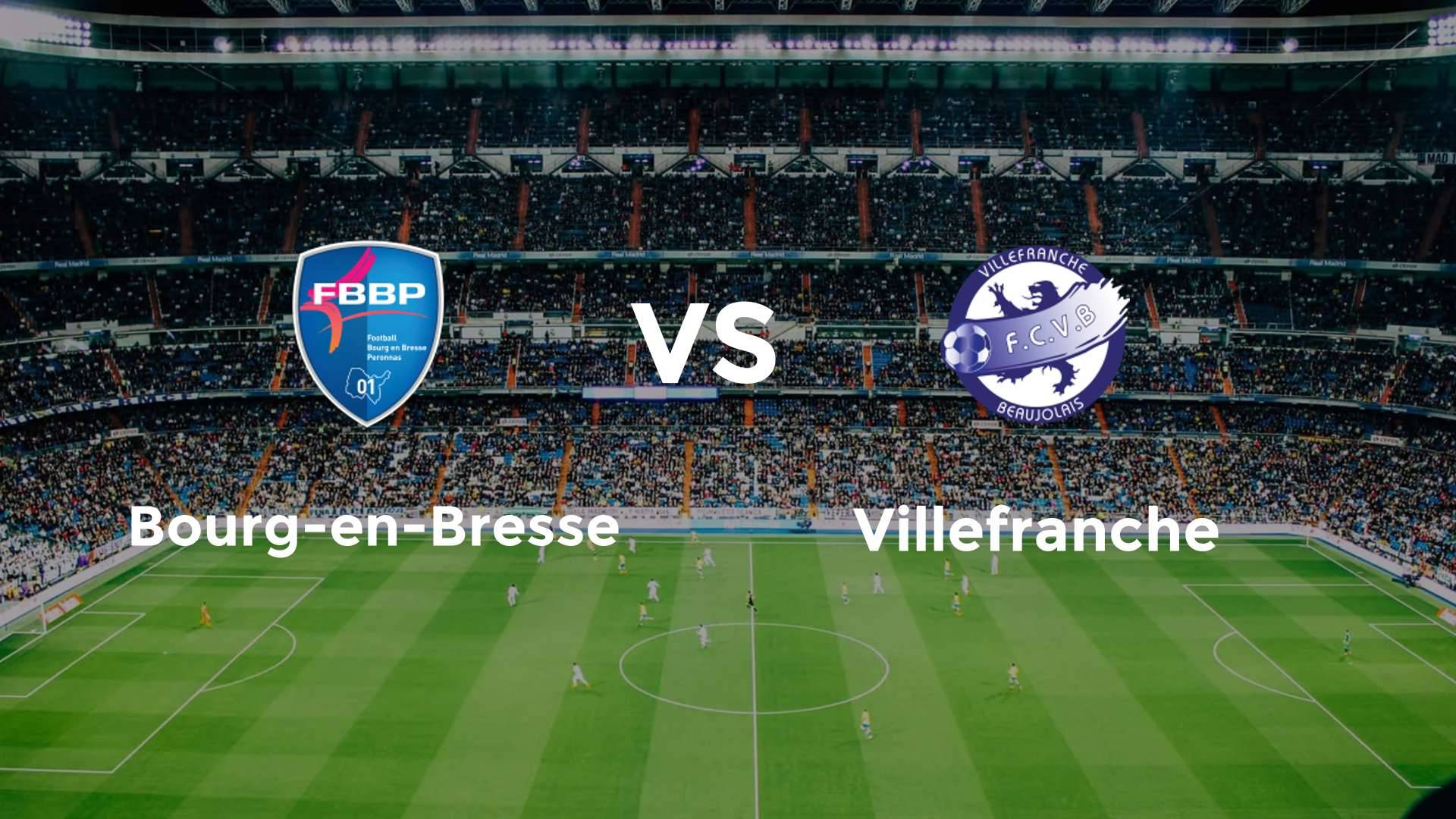 Bourg-en-Bresse vs Villefranche