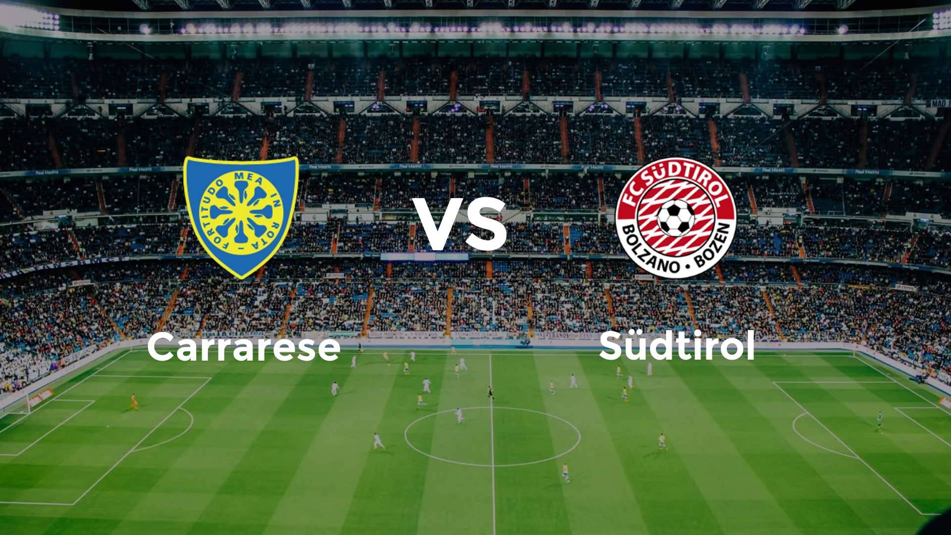Carrarese vs Südtirol