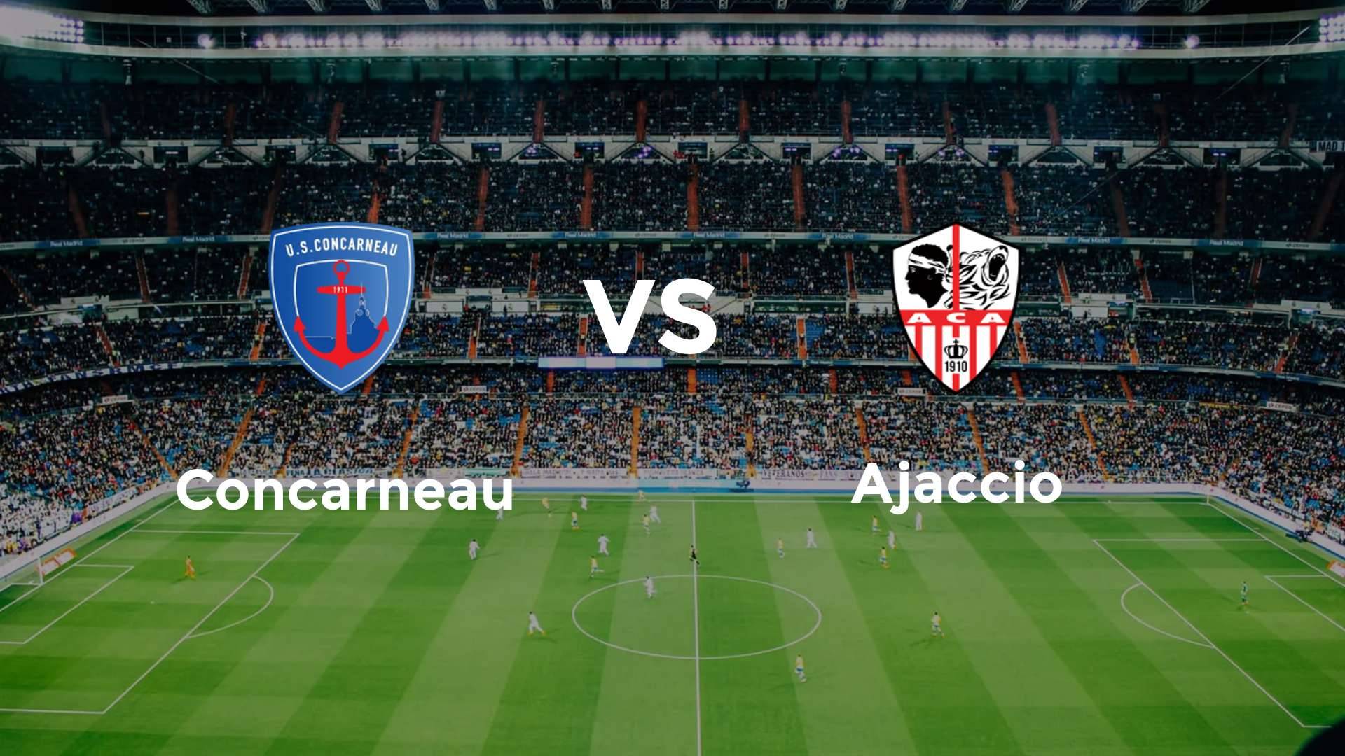 Concarneau vs Ajaccio