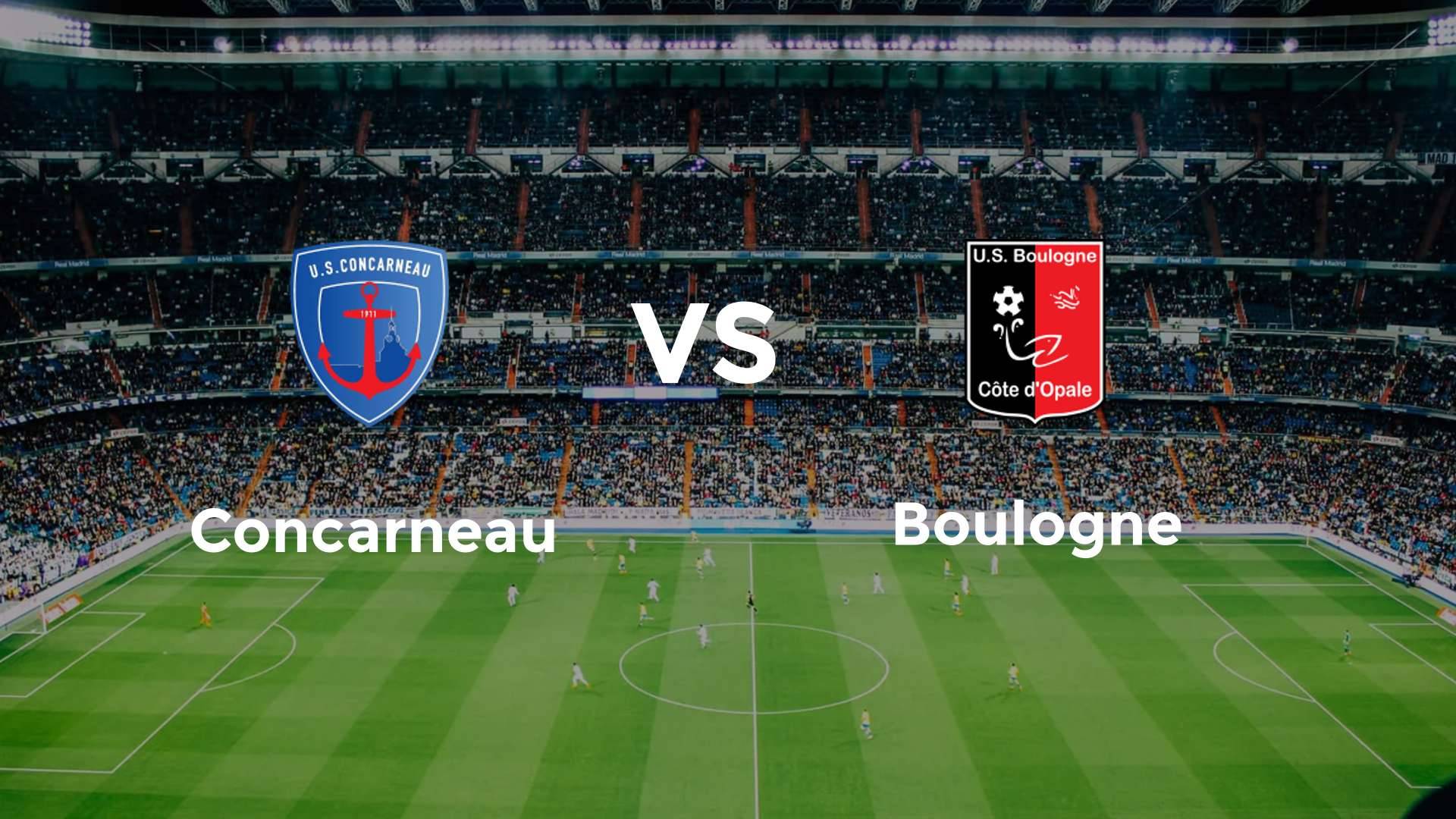 Concarneau vs Boulogne