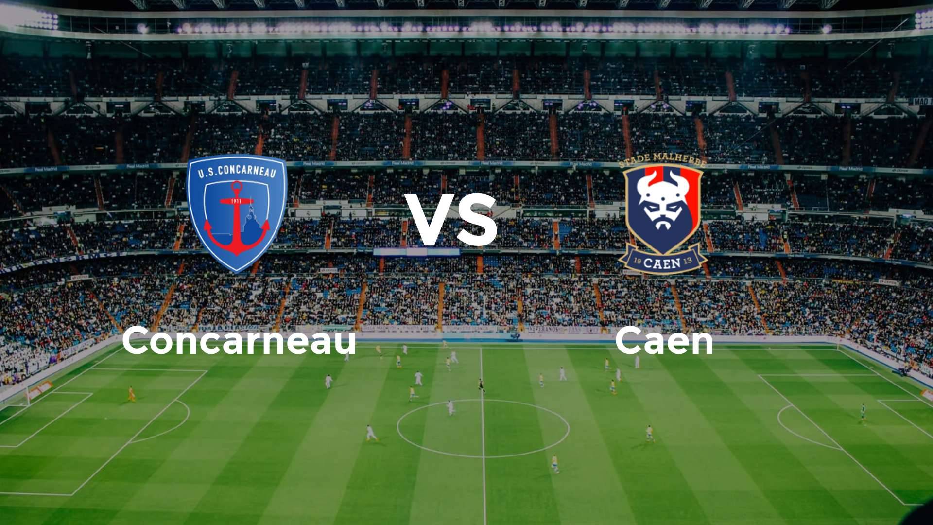 Concarneau vs Caen