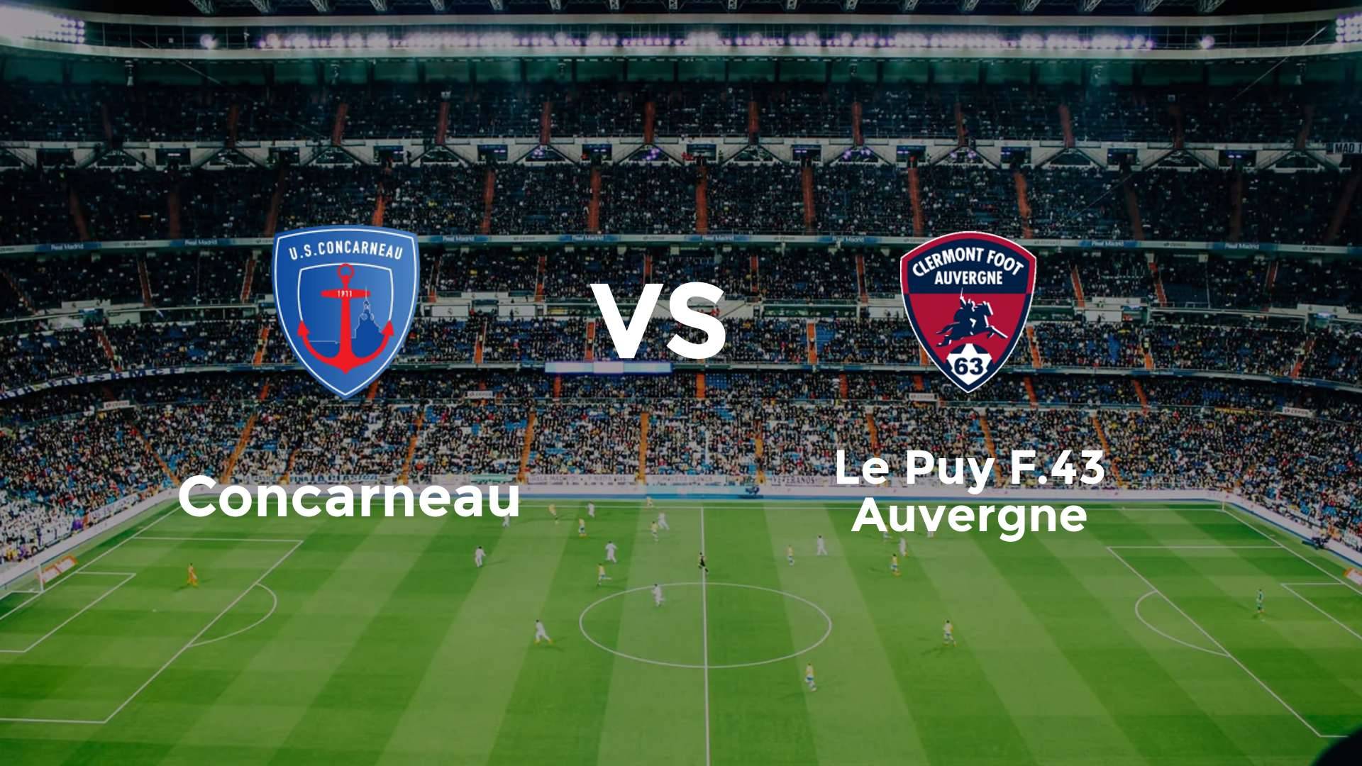 Concarneau vs Le Puy F.43 Auvergne