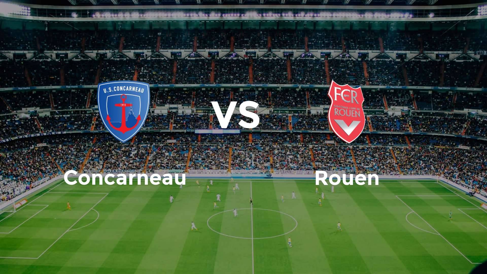 Concarneau vs Rouen