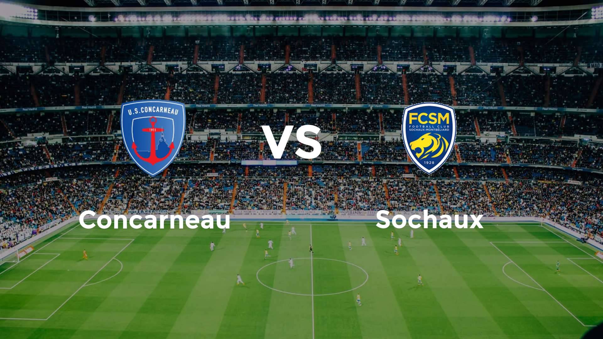 Concarneau vs Sochaux