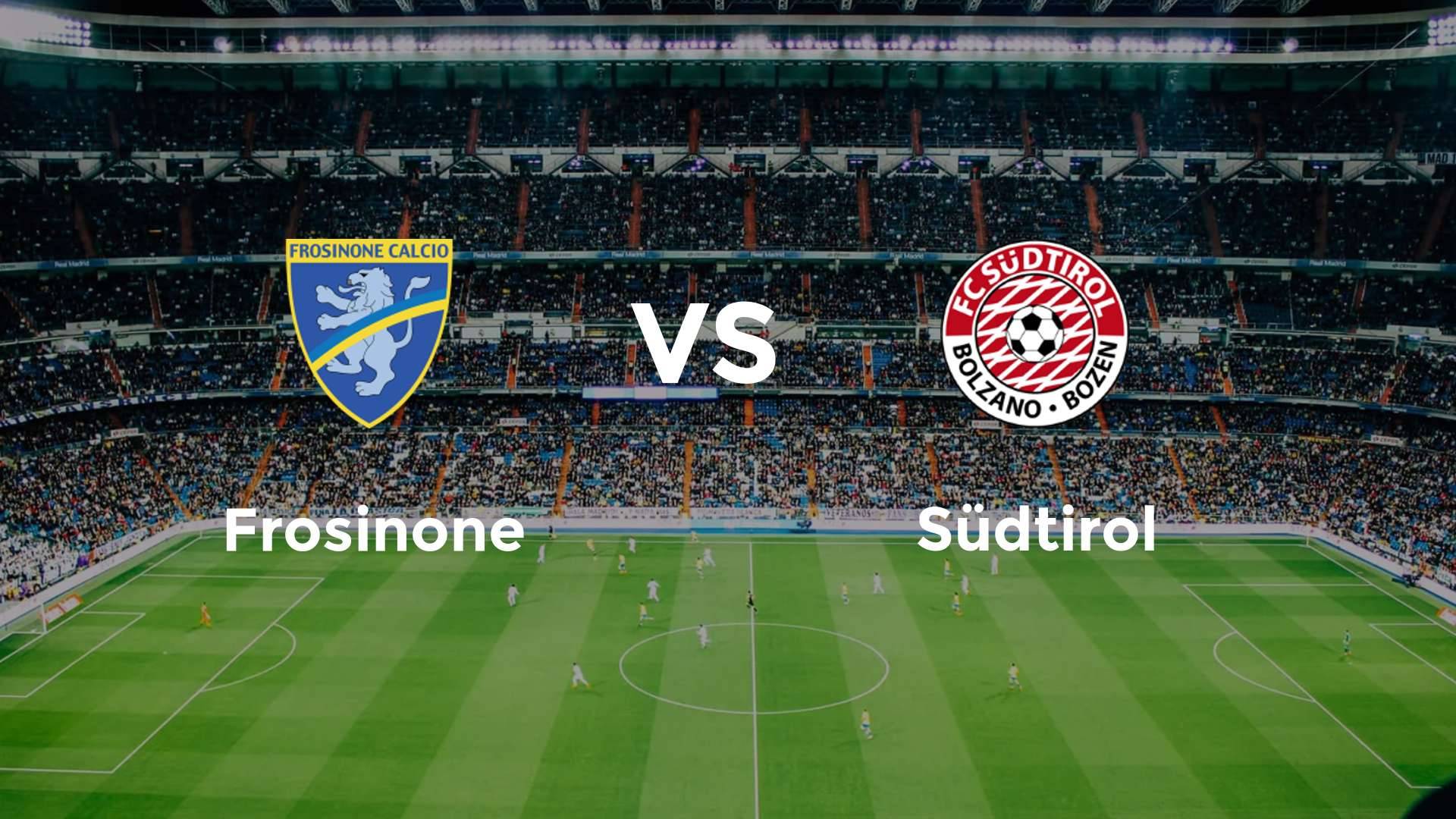 Frosinone vs Südtirol