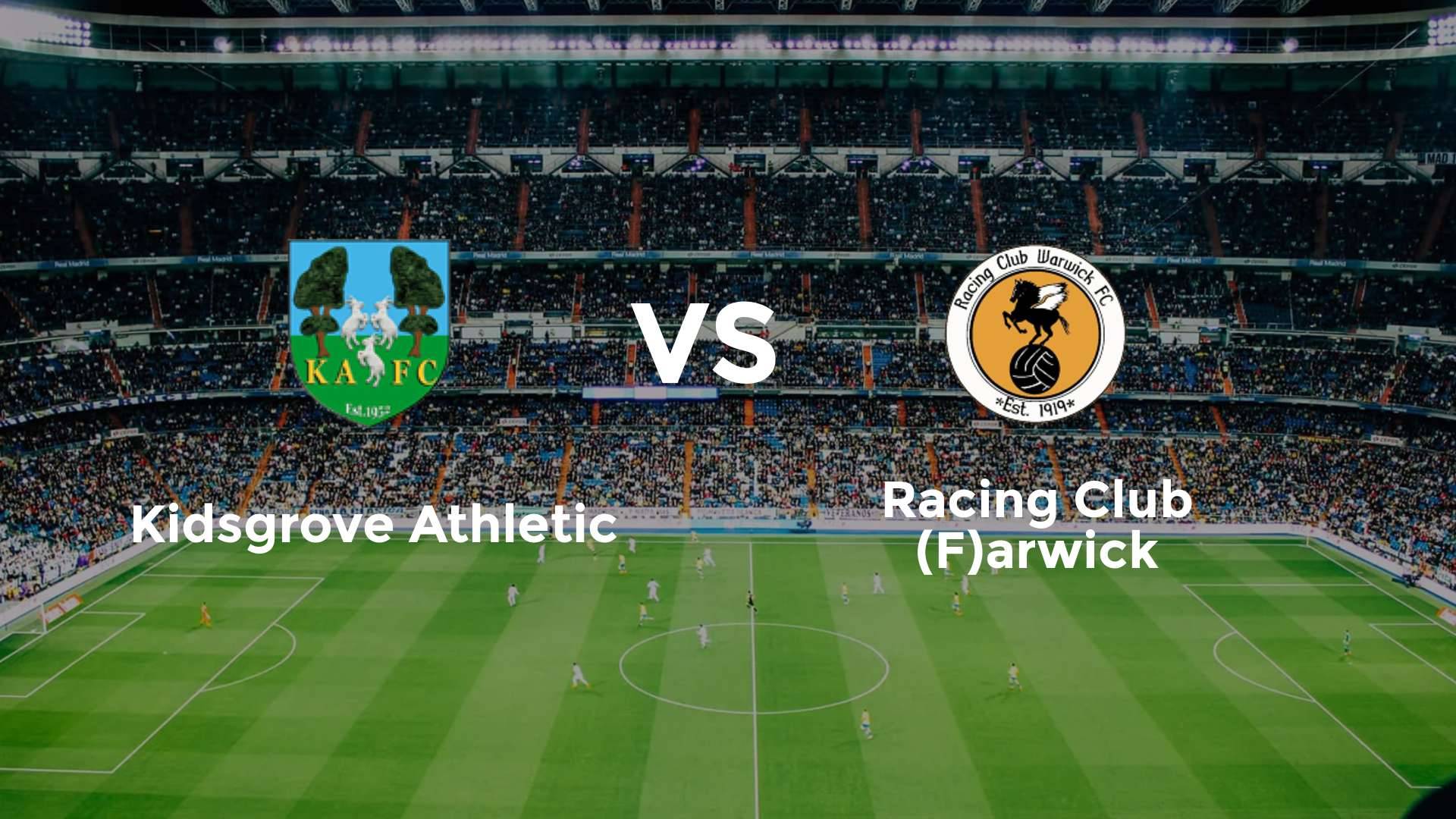 Kidsgrove Athletic vs Racing Club (F)arwick