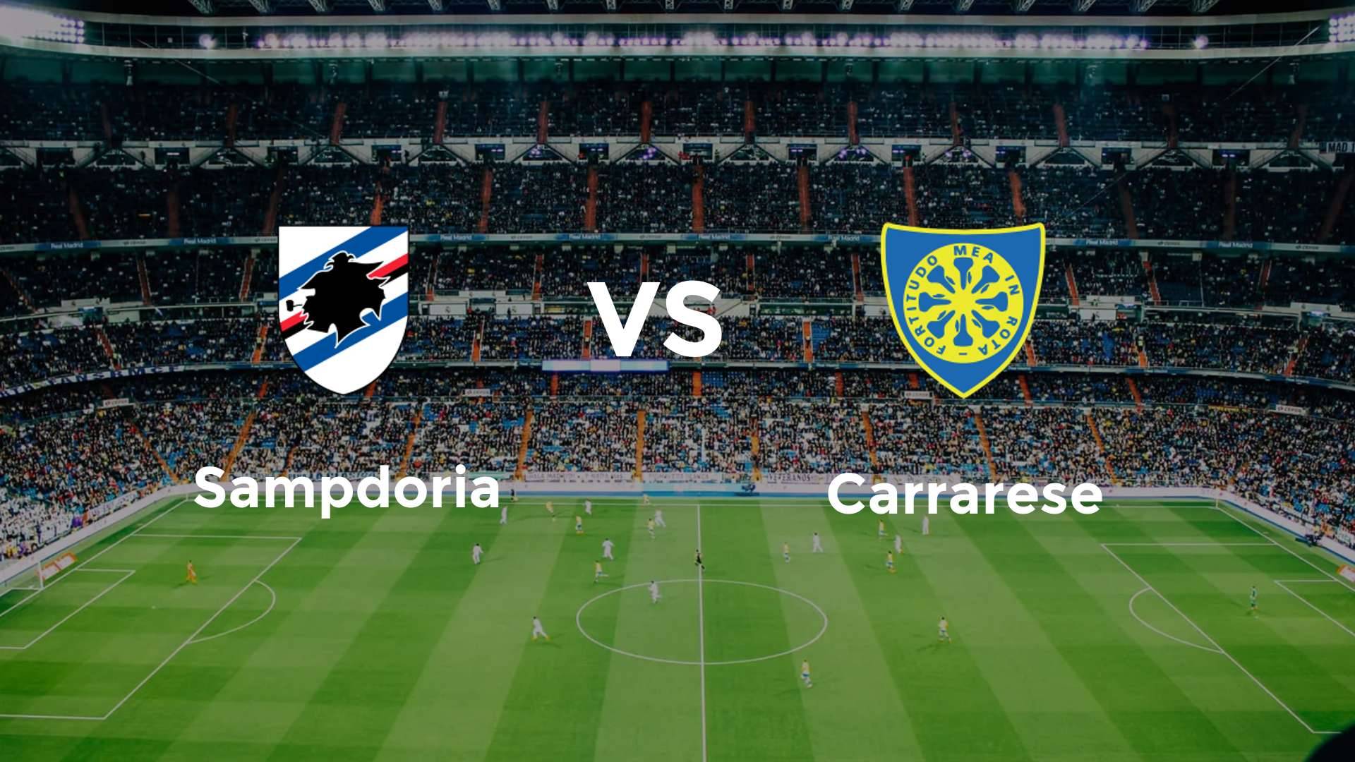 Sampdoria vs Carrarese