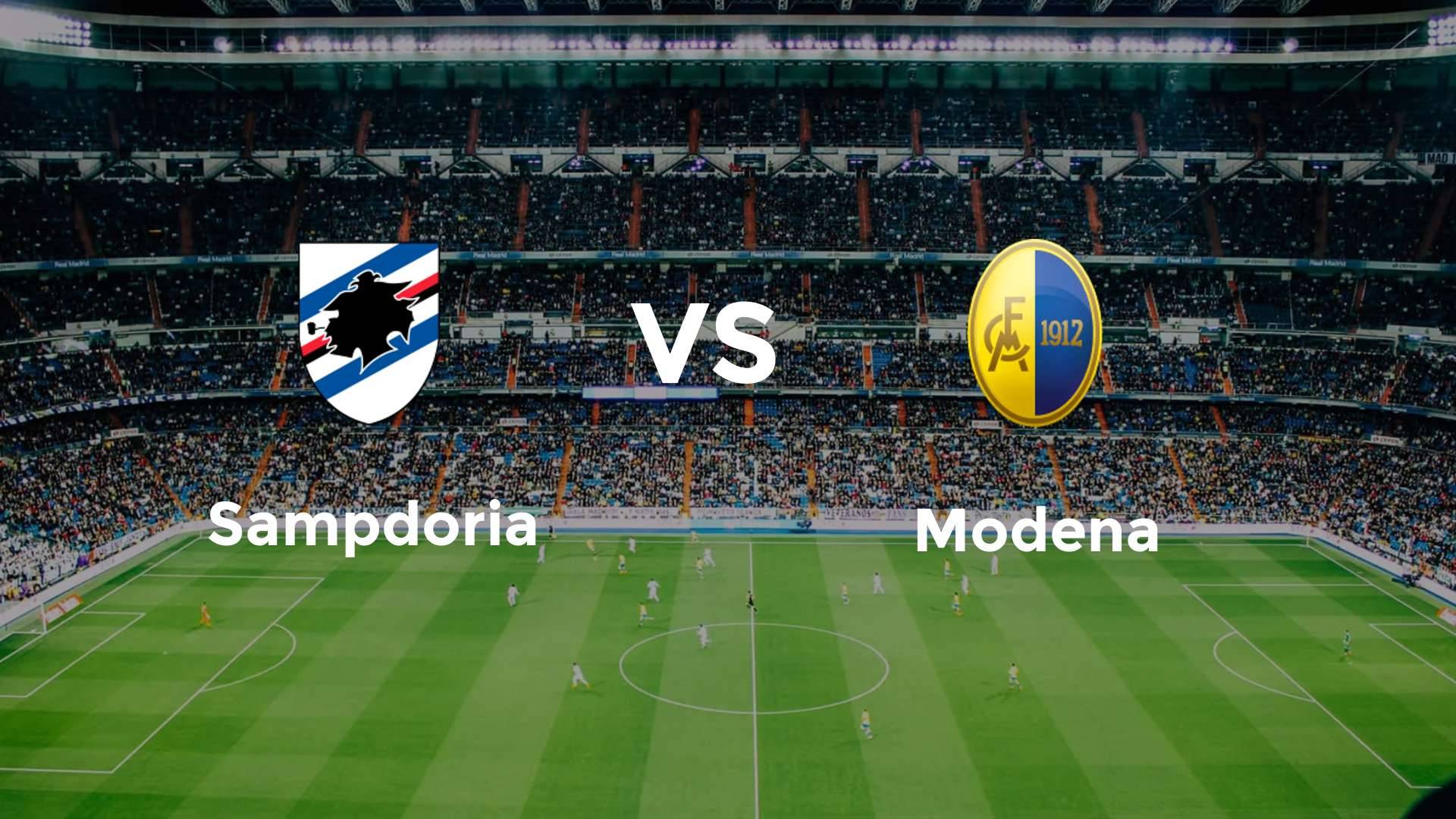 Sampdoria vs Modena