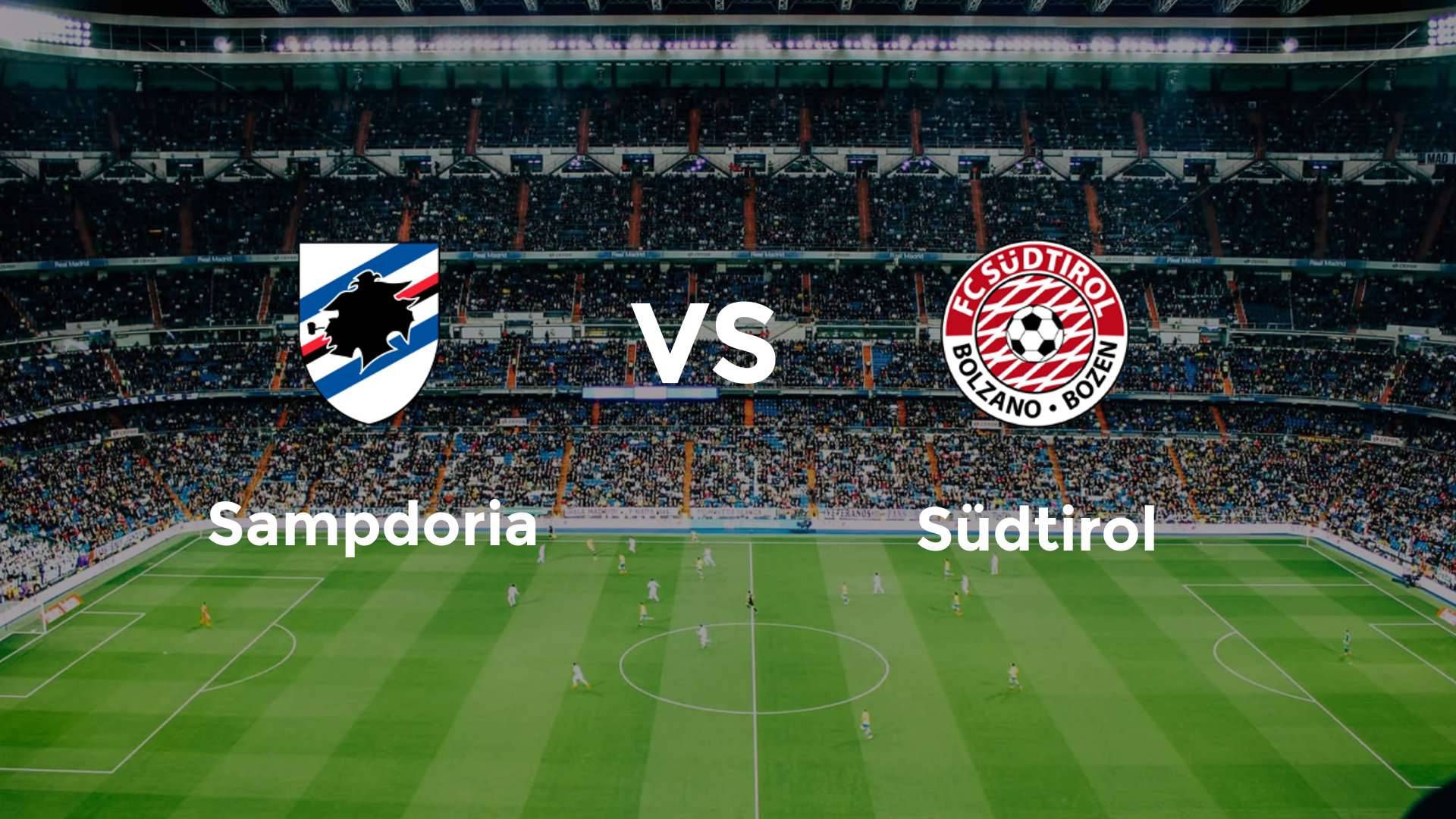 Sampdoria vs Südtirol