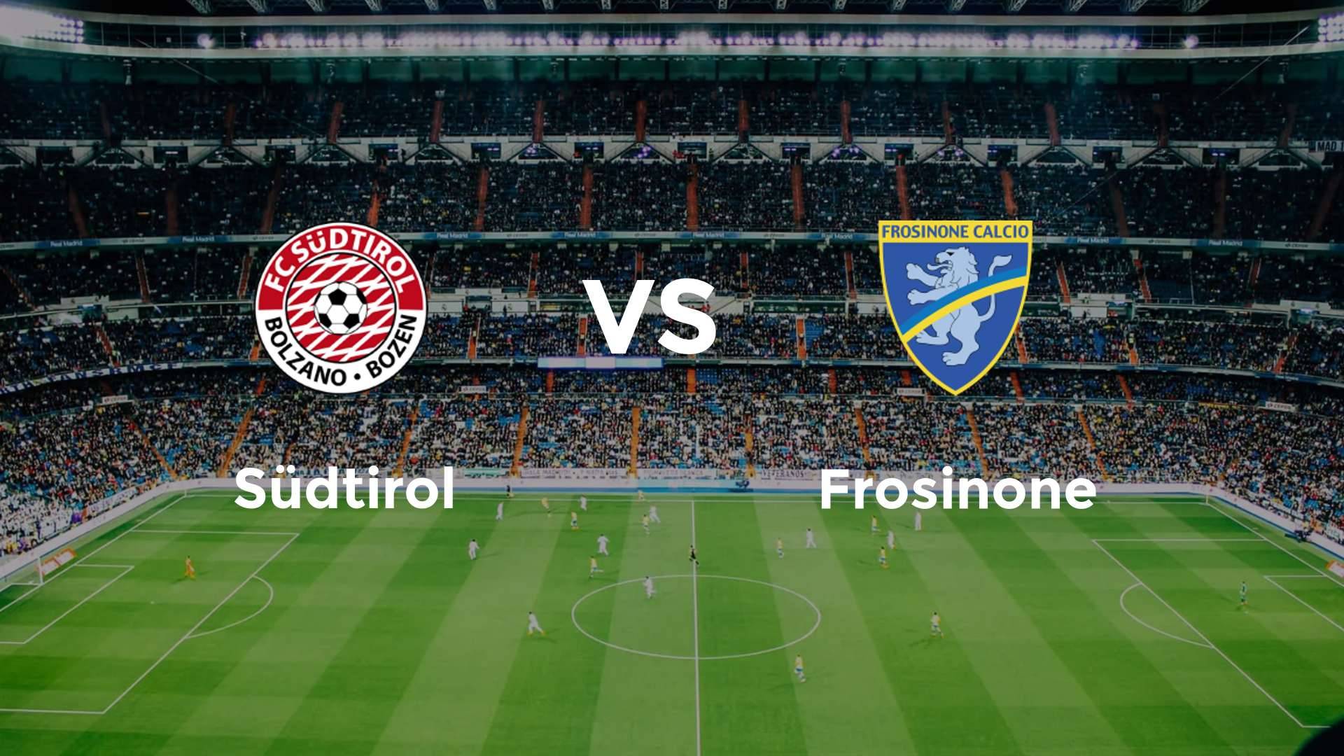 Südtirol vs Frosinone