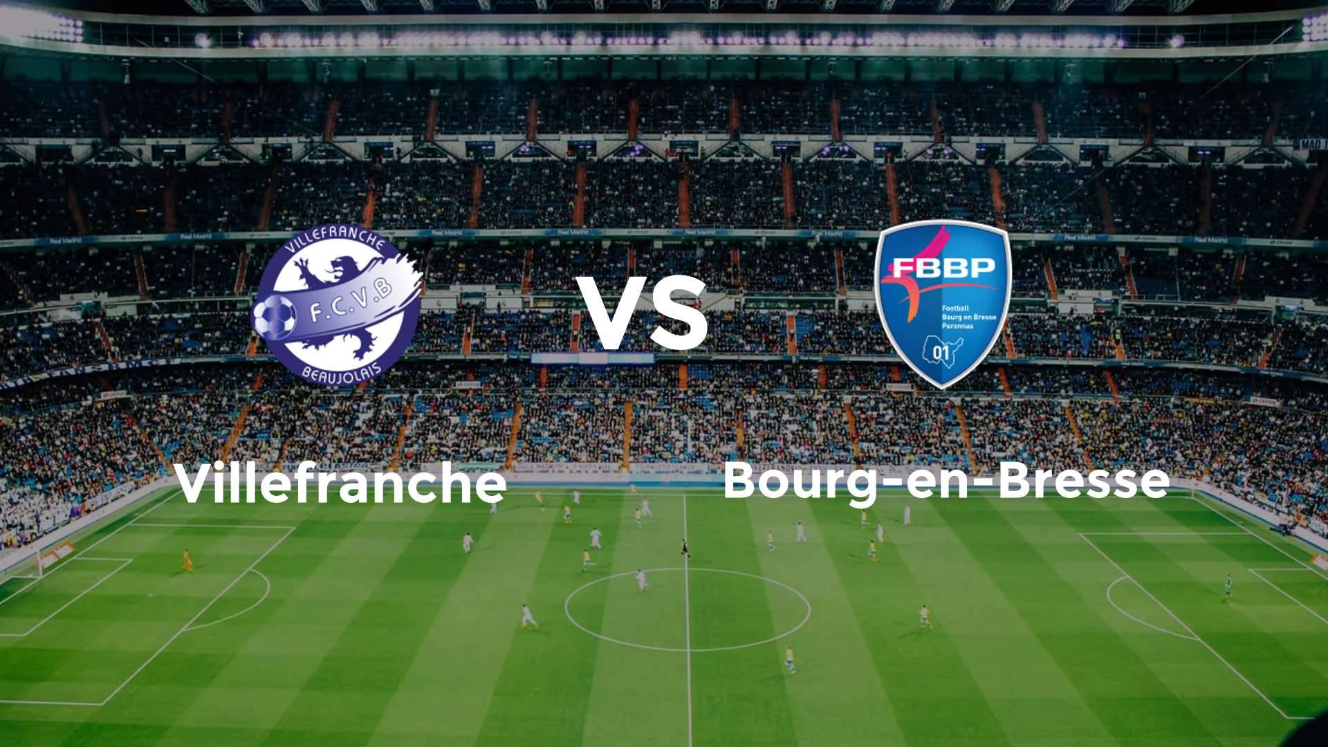Villefranche vs Bourg-en-Bresse