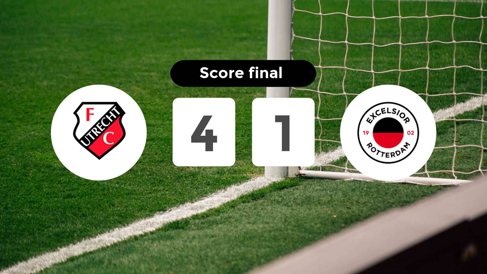 Résumé du match FC Utrecht vs Excelsior du 24 août 2025