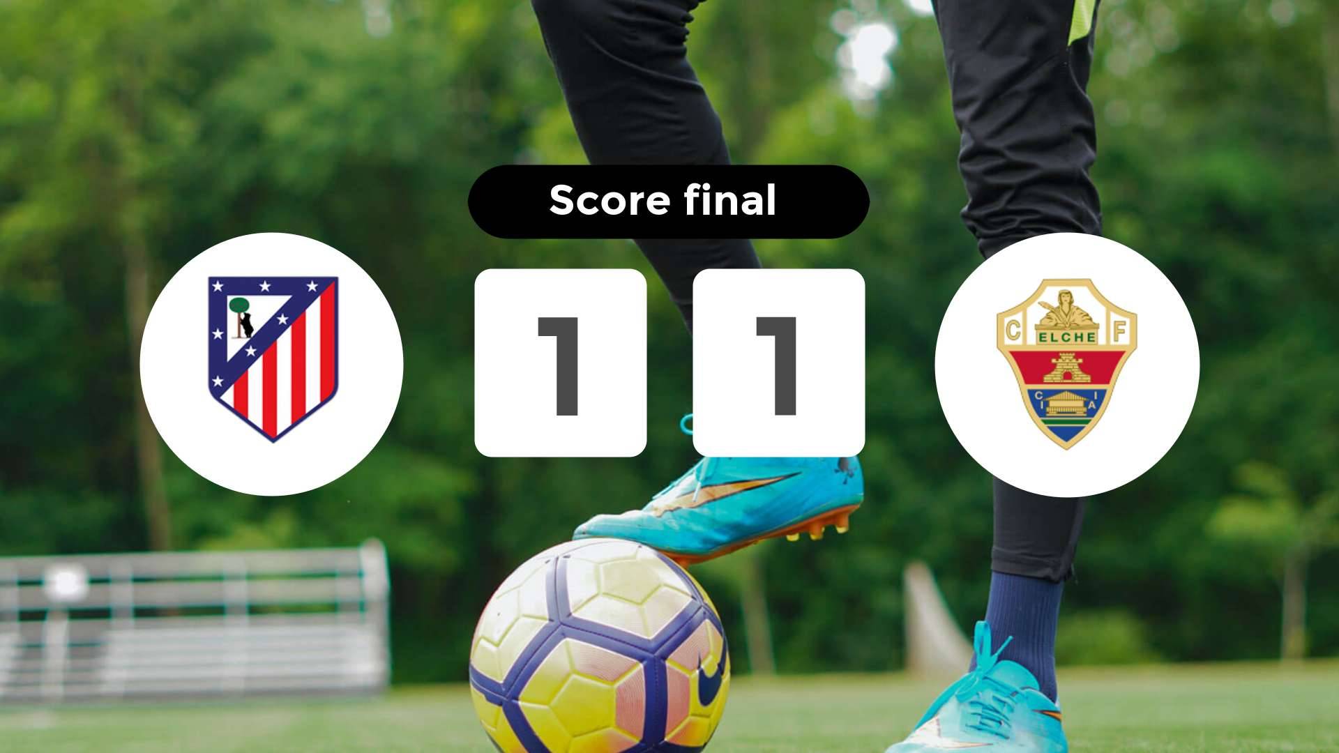 Résumé du match Atlético Madrid vs Elche du 23 août 2025