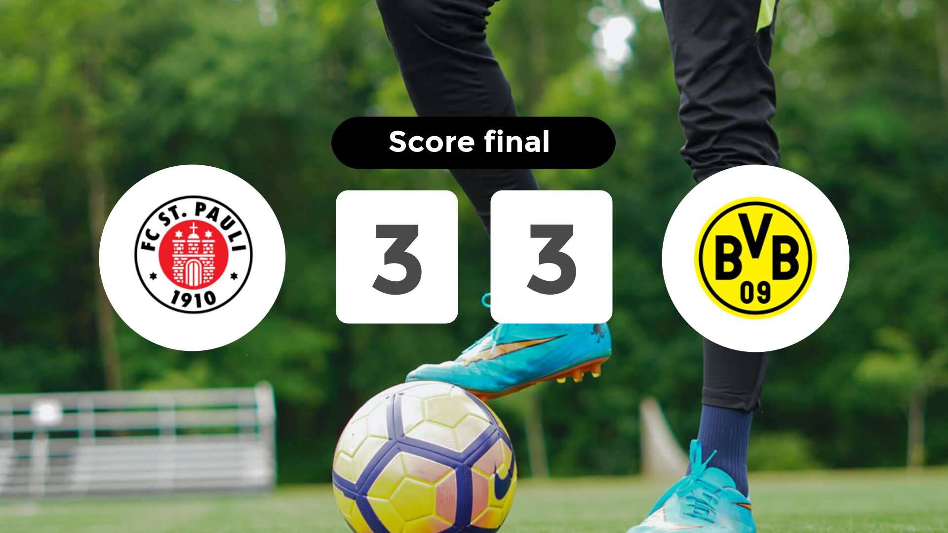Résumé du match St. Pauli vs Borussia Dortmund du 23 août 2025