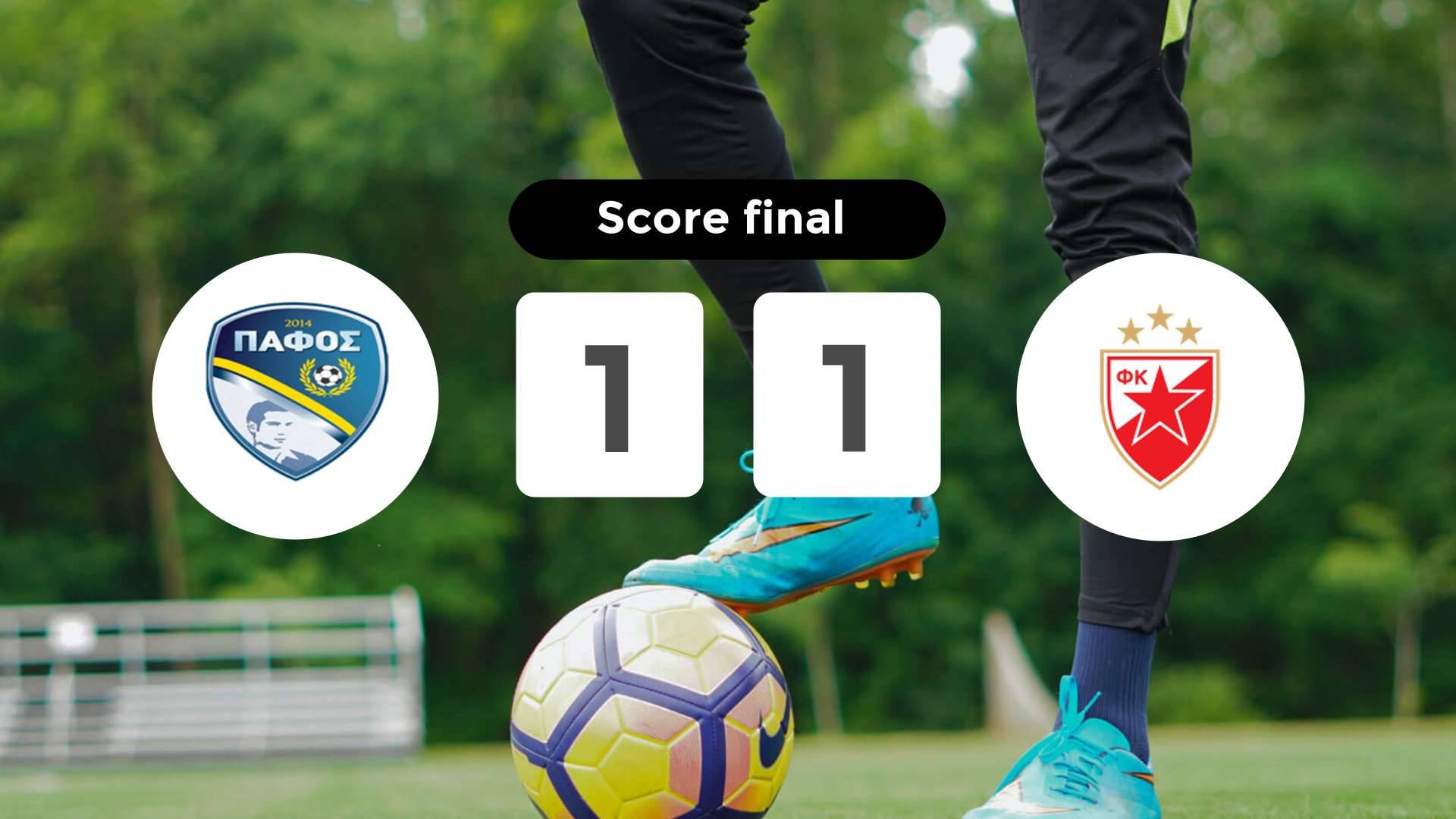 Résumé du match Paphos vs Crvena Zvezda du 26 août 2025