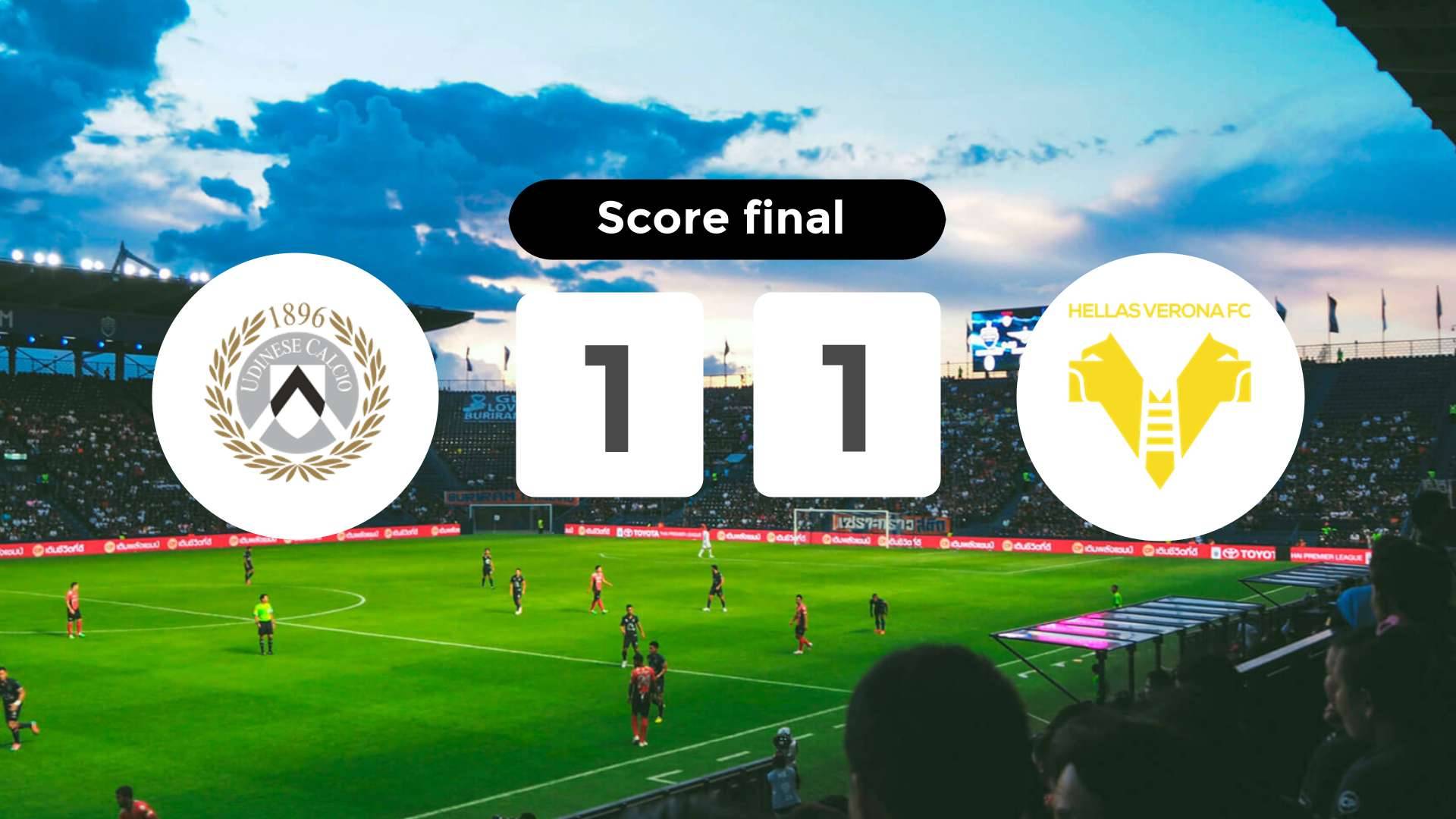 Résumé du match Udinese vs Hellas Verona du 25 août 2025