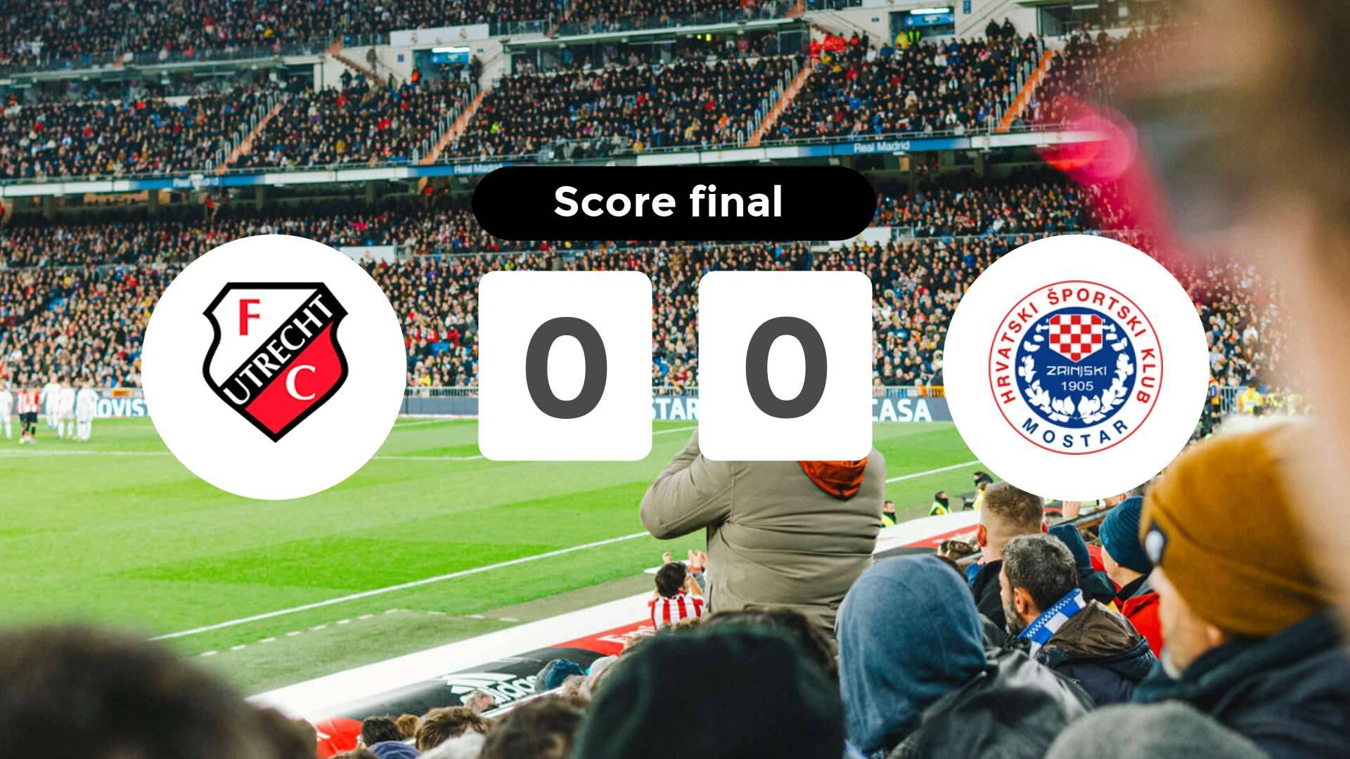 Résumé du match FC Utrecht vs Zrinjski du 28 août 2025