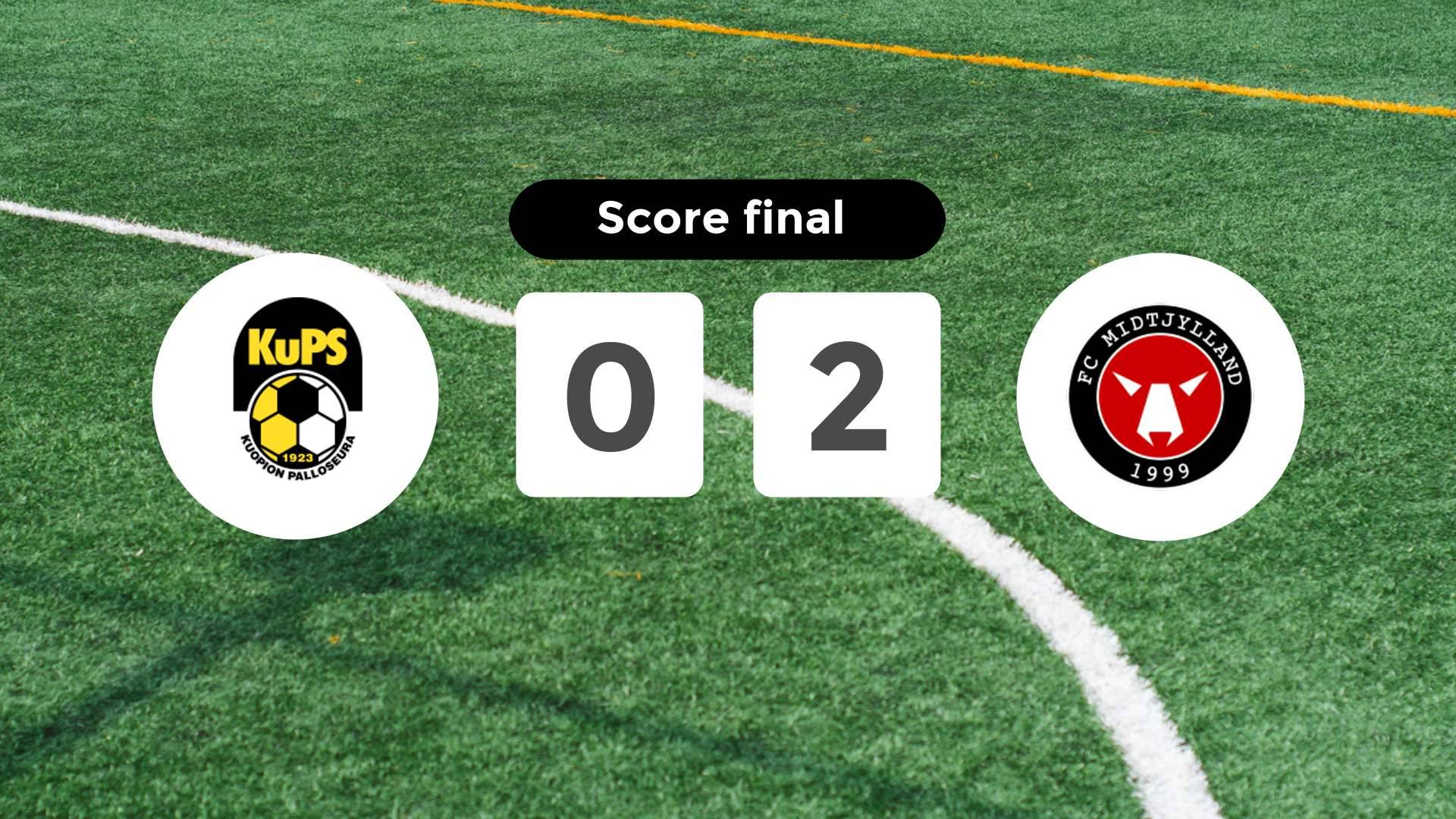 Résumé du match KuPS vs FC Midtjylland du 28 août 2025