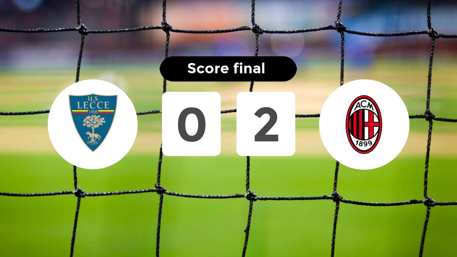 Résumé du match Lecce vs Milan du 29 août 2025