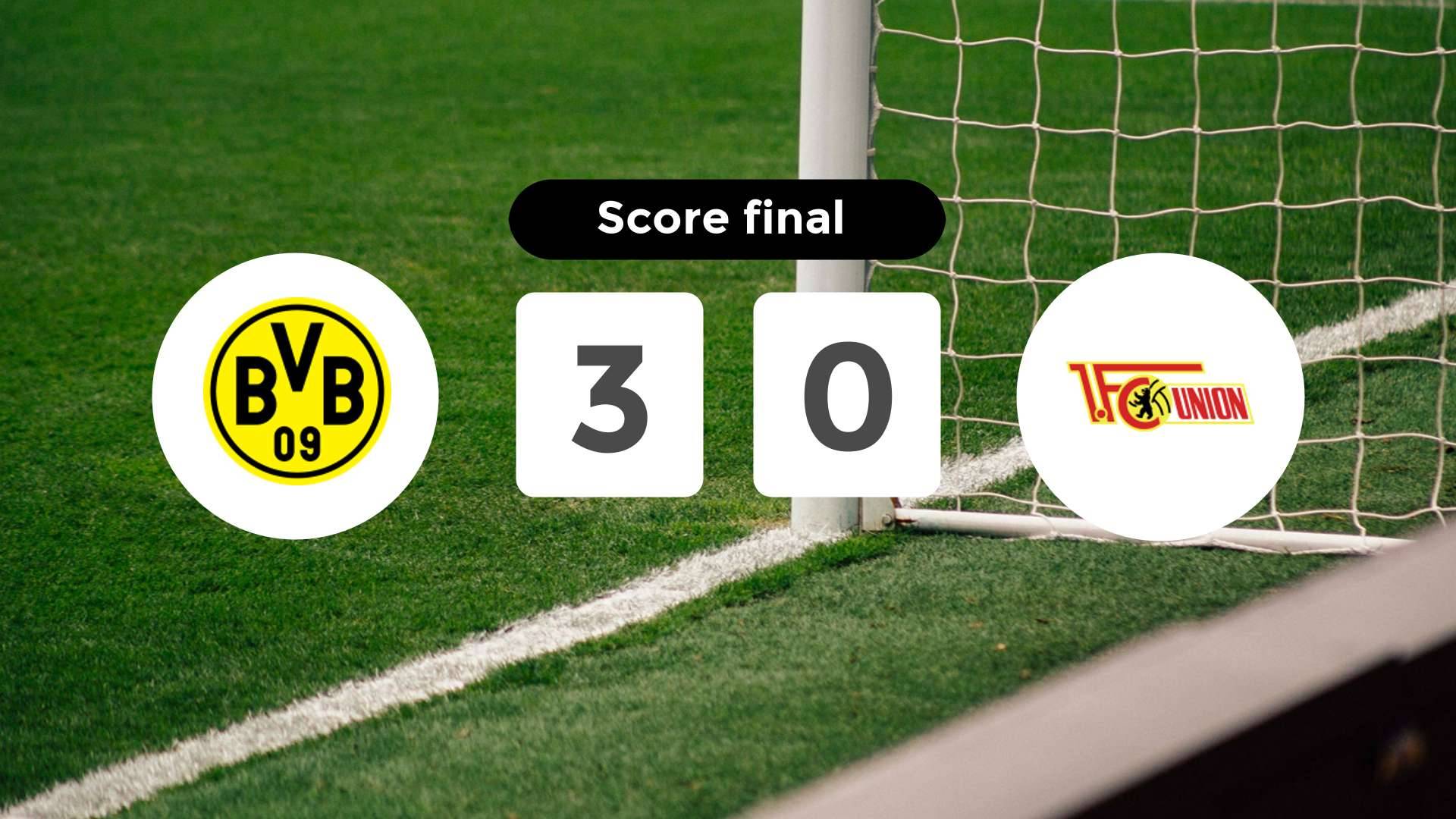 Résumé du match Borussia Dortmund vs FC Union Berlin du 31 août 2025