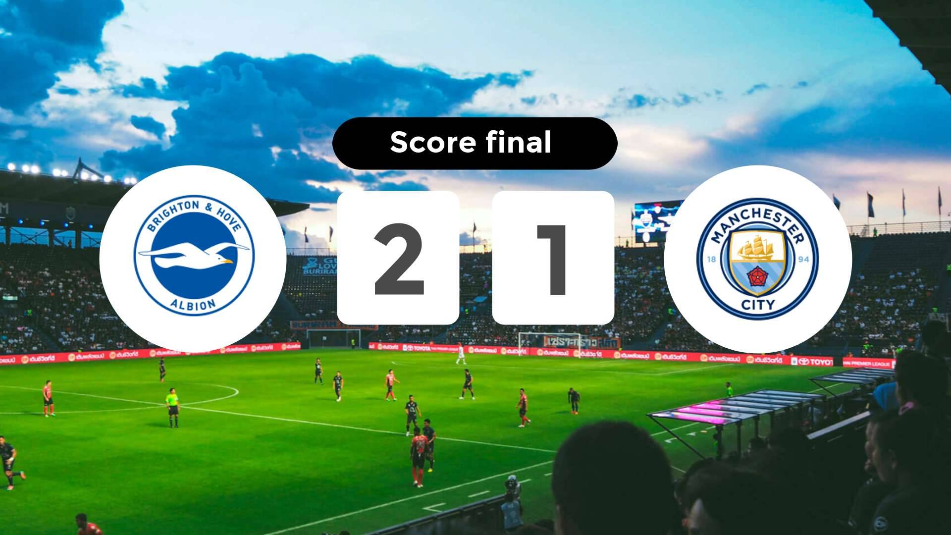 Résumé du match Brighton & Hove Albion vs Manchester City du 31 août 2025